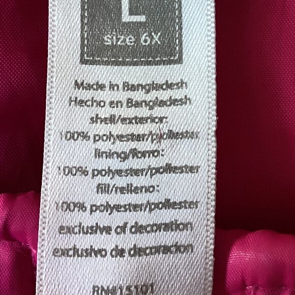 Carter's Pink Girls Ski Bib Snow Pants Size L 6X Skiing Snow Winter - Picture 11 of 15